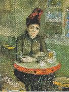 Agostina Segatori Sitting in the Cafe du Tambourin